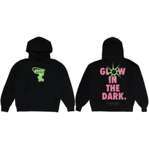 CJ X NIKE T-REXX GLOW IN THE DARK HOODIE (BLACK)