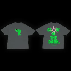 Alternative view of CJ X NIKE T-REXX GLOW IN THE DARK TEE (GRAY)