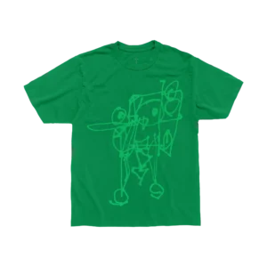 Alternative view of CJ X SPONGEBOB DOODLEBOB TEE